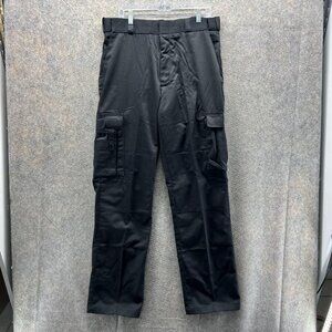 Tact Squad Pants Men 34 Black Combat Casual Polyester Police Tactical Cargo